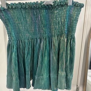 Queen of Sparkles Small Green Iridescent Swing Short